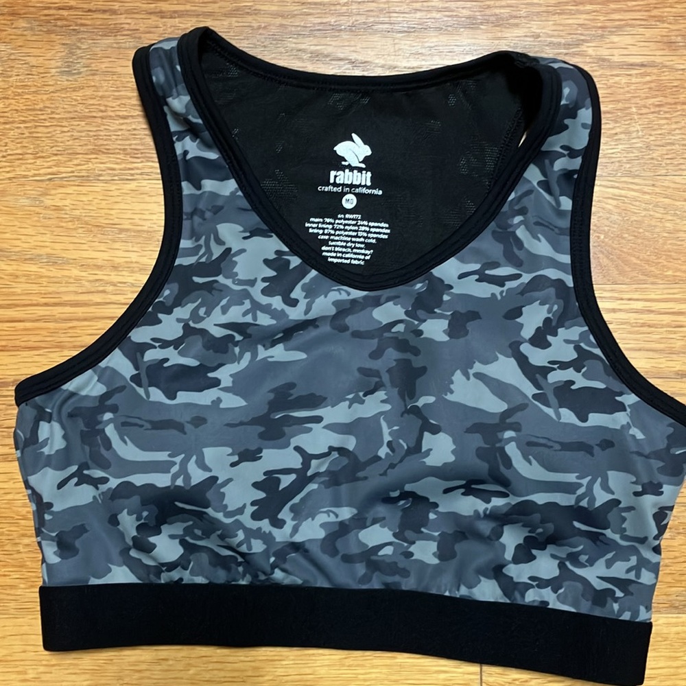 Rabbit UtiliBRA-VO Sports Bra with Pocket  Med